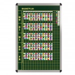 Klassen-Plantafel,  8 Stunden Mo-Fr, für 15 Klassen, 103x77 cm, 